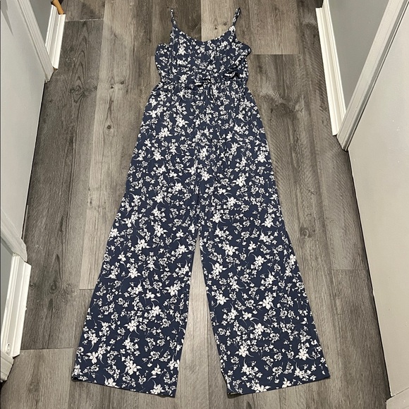 Baltic Born Blue and White Floral Jumpsuit - Picture 3 of 4